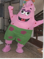 Pink Star Patrick Mascot Charactrer Costume