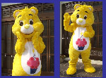 Yellow Bear Care Bears Mascot Character Costume