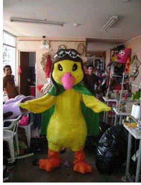 Duck Mascot Character Costume Masccot
