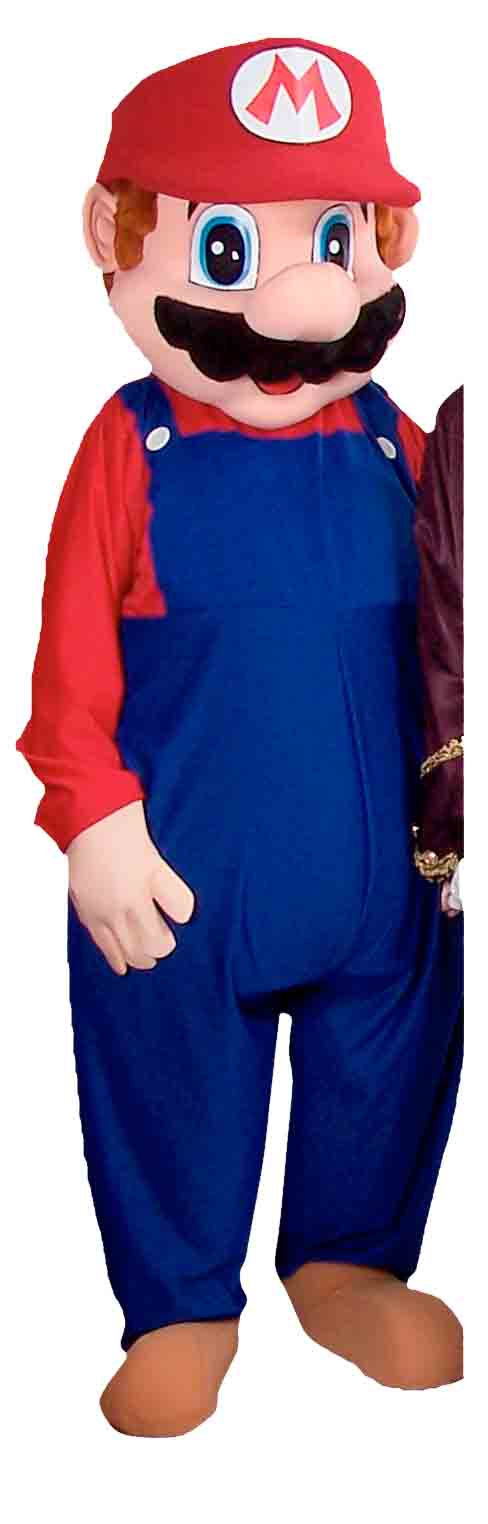 Arcade Guy Super Mario Brothers Mascot Character Costume