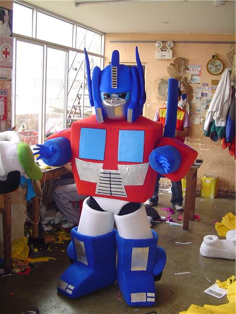 Robot Transformers Mascot Character Costume