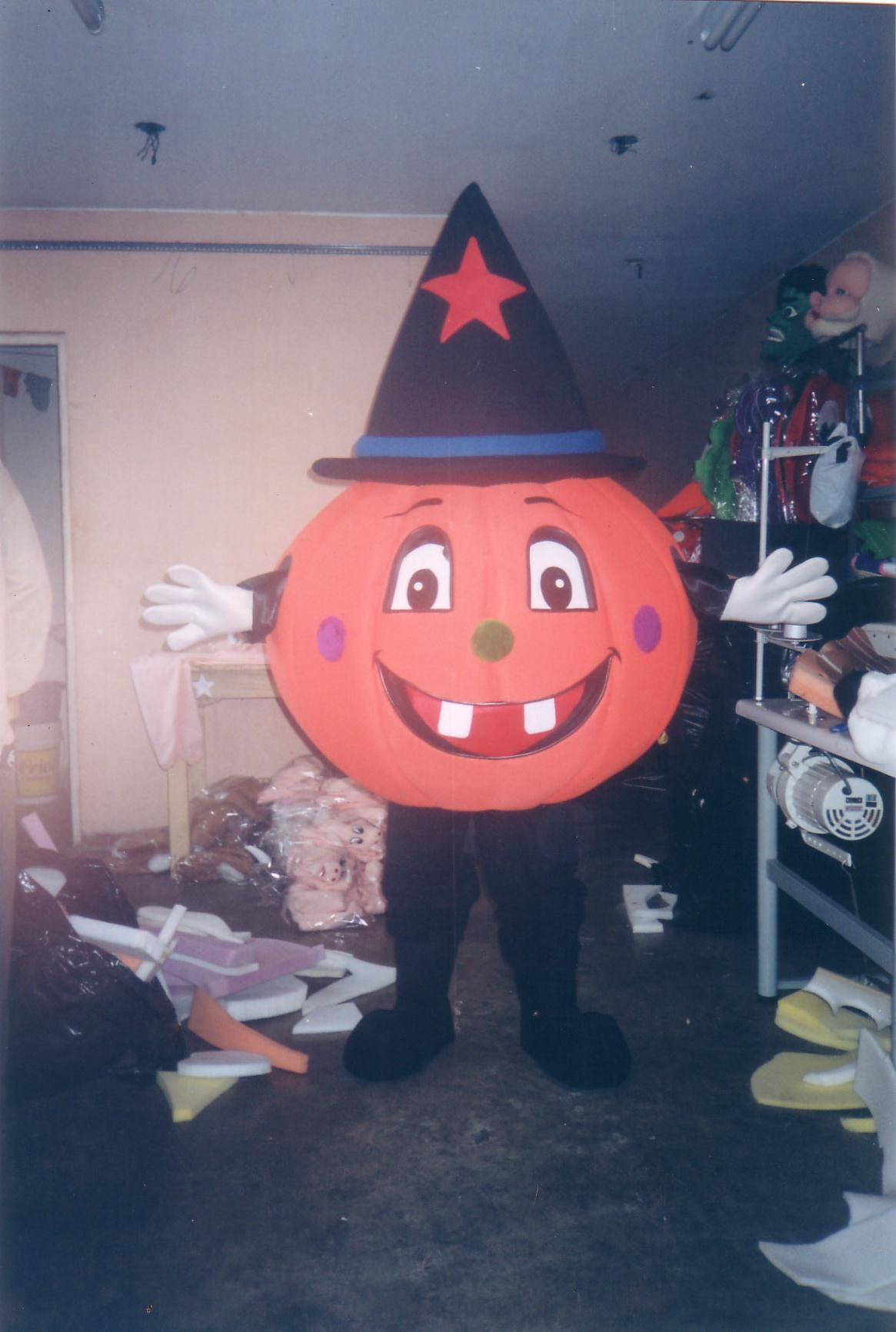 Pumpkin Mascot Character Costume