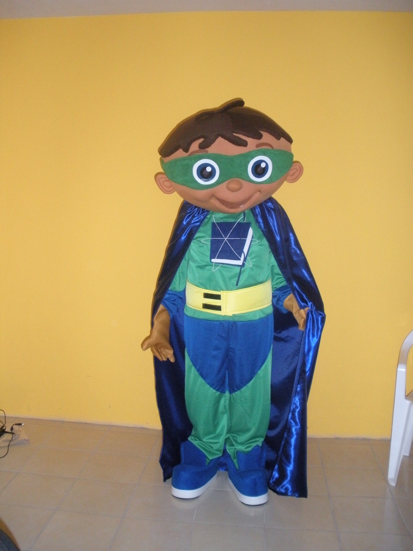 Wonder Boy Mascot Character Costume