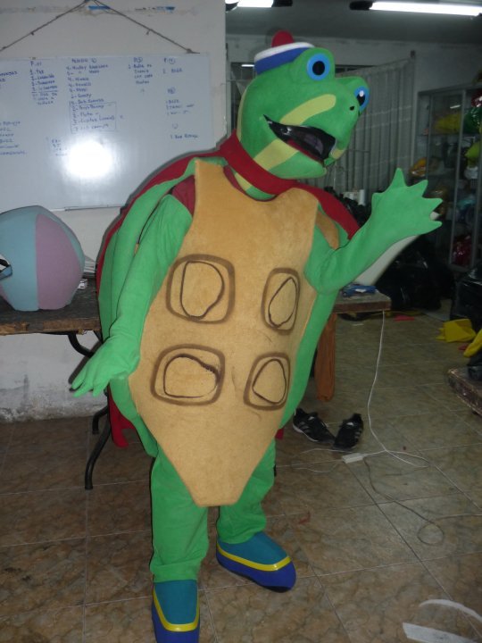 Super Turtle Mascot Character Costume