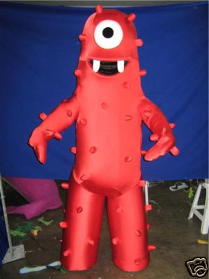 One Eyed Monster Mascot Character Costume  