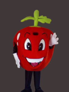 Apple Mascot Costume Character-Best Mascot