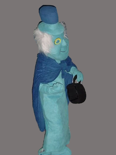 Blue Ghost Halloween Mascot costume-Best Mascot