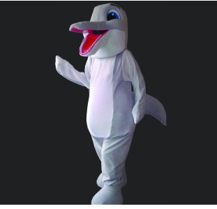 Dolphin mascot character costume-Best Mascot