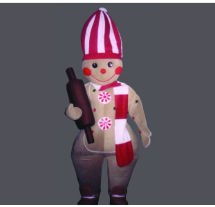 Gingerbread Mascot Costume Best Mascot