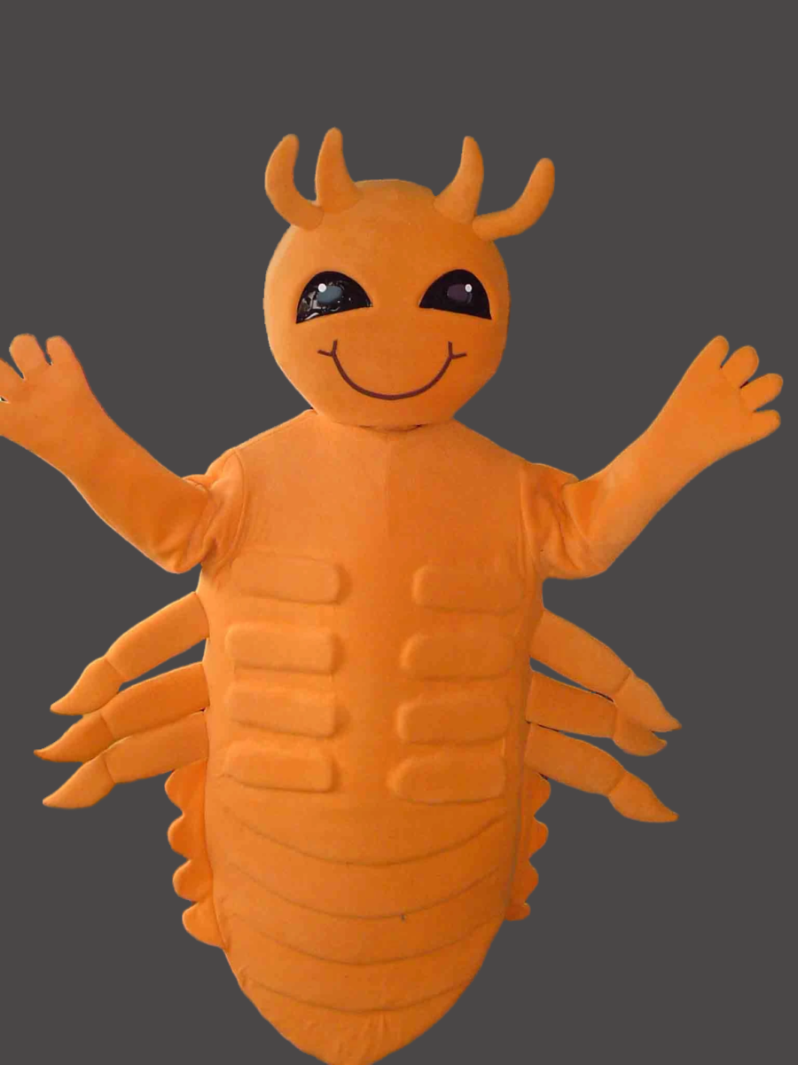 Orange Lobster mascot costume-Best Mascot