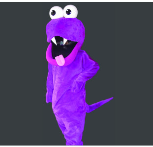 Purple Mascot Costume Best Mascot