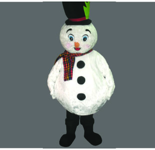 Snowman mascot Costume Best Mascot