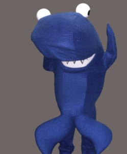 Blue Whale Mascot Character Costume-Best Mascot