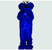 Cookie Monster Mascot Costume