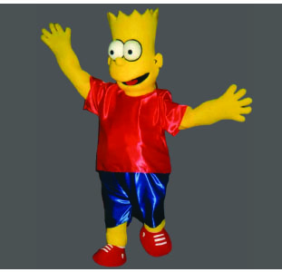 Bart Halloween Cartoon Mascot Best Mascot