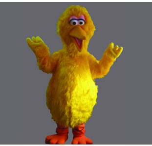 Big Bird Halloween Cartoon Mascot Best Mascot