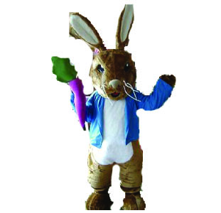 Brown Rabbit Easer Mascot Costume Best Mascot