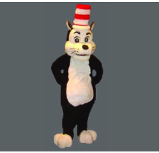 Cartoon Halloween Cat Mascot Character-For Parties, character Appearances and Parades-Adult Size Best Mascot
