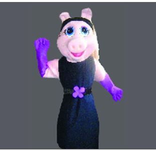 Cartoon Halloween Mascot Female Pig Costume Character-For Parties, character Appearances and Parades-Adult Size Best Mascot