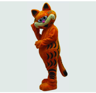Cartoon Halloween Orange Cat Mascot Character-For Parties, character Appearances and Parades-Adult Size Best Mascot