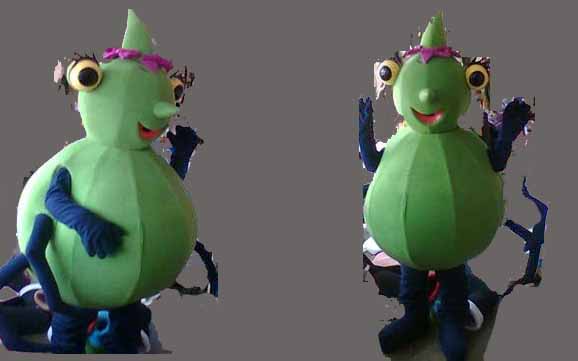 Halloween Character Costume Green Spider mascot-Best Mascot
