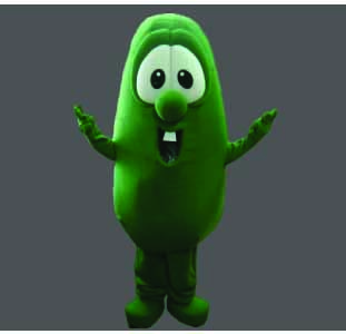 Green Vegetable Character Costume Best Mascot