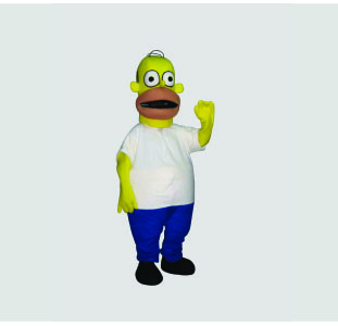Halloween Costume Homer Simpson Mascot Best Mascot
