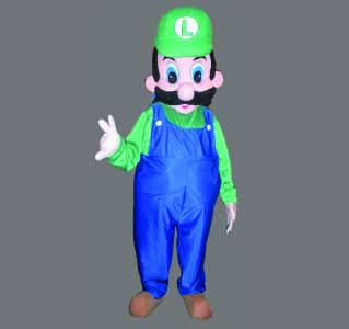 Louis Mario Brothers Mascot Character Costume Best Mascot