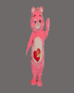 Halloween Cartoon Mascot Pink Bear-Best Mascot