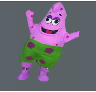 Pink Star Patirck Cartoon Mascot Costume Best Mascot