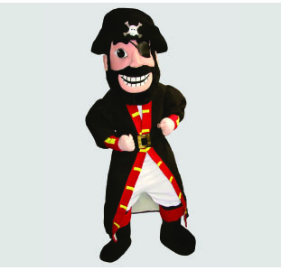 Halloween Cartoon Party Mascot Pirate Costume Character-For Parties, character Appearances and Parades-Adult Size Best Mascot