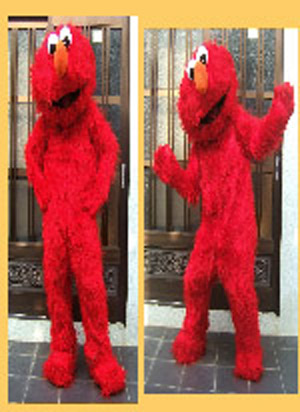 Halloween Cartoon Mascot Red Monster Halloween Cartoon Mascot Beast Mascot