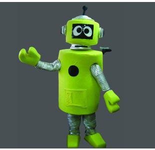 Cartoon Halloween Robot Mascot Character-For Parties, character Appearances and Parades-Adult Size Best Mascot