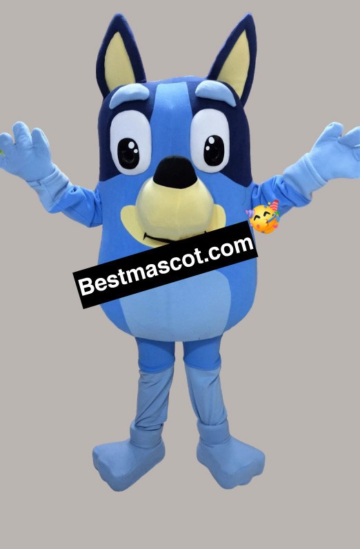 Bluey Dog Mascot Character Costume